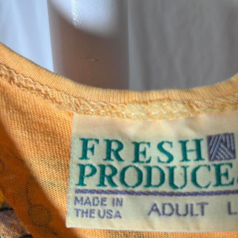 Fresh Produce Vintage Maxi Dress Women's Medium FISH PRINT‎ Cotton - Picture 4 of 4